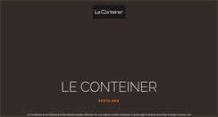 Desktop Screenshot of leconteiner.com